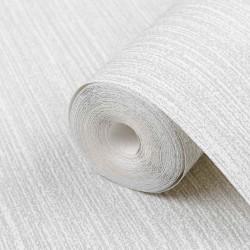 Papier peint 3D Solide Gris clair 10 x 0,53 m Tissu non tissé 647361647361