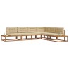 Ensemble de canapés d'extérieur Naturel et Beige 647362647362