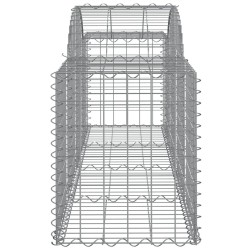 Paniers à gabions arqués 11 pcs 200x50x60/80 cm Fer galvanisé 647369647369