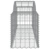 Paniers à gabions arqués 11 pcs 200x50x60/80 cm Fer galvanisé 647369647369