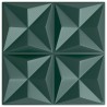 Panneaux muraux 48 pcs Vert Origami 50 x 50 cm Mousse XPS 647371647371