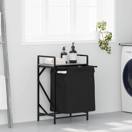 Panier à linge 1 compartiment avec étagère Gris Sonoma 647401647401