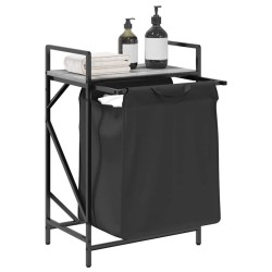 Panier à linge 1 compartiment avec étagère Gris Sonoma 647401647401