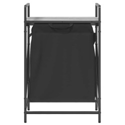 Panier à linge 1 compartiment avec étagère Gris Sonoma 647401647401