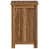Panier à Linge Naturel 35 x 25 x 60 cm Bois de teck massif 647412647412