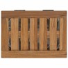 Panier à Linge Naturel 35 x 25 x 60 cm Bois de teck massif 647412647412