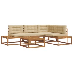 Ensemble de canapés d'extérieur Naturel et Beige 647414647414