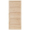 Porte de grange Naturel 90 x 2,5 x 208 cm Bois de pin massif 647420647420