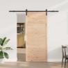 Porte coulissante Naturel 90 x 208 cm Bois de pin massif 647423647423