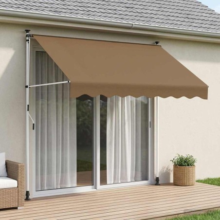 Auvent rétractable manuel Beige 350 cm 647425647425