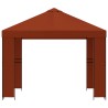 Pavillon 3 x 3 m Terre cuite Polyester et Acier 190 gsm 647426647426