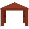 Pavillon 3 x 3 m Terre cuite Polyester et Acier 190 gsm 647426647426
