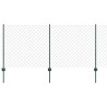 Clôture grillagée avec poteau 10 x 1 m Acier recouvert de PVC 647427647427