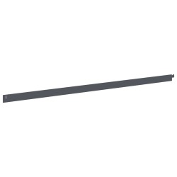 Bordure de Pelouse 10 pcs 102 x 4 x 4 cm Acier Anthracite 647439647439