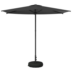 Parasol de jardin avec base 270 x 270 cm Polyester 647489647489