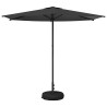 Parasol de jardin avec base 270 x 270 cm Polyester 647489647489