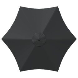 Parasol de jardin avec base 270 x 270 cm Polyester 647489647489