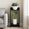 Support de Plante Chêne Noir 30 x 30 x 60 cm Bois d’ingénierie 647503647503