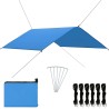 Bâche d'extérieur 4x4 m Bleu 647516647516