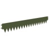Bordure de Pelouse 10 pcs 103 x 15 cm métal Vert olive 647542647542