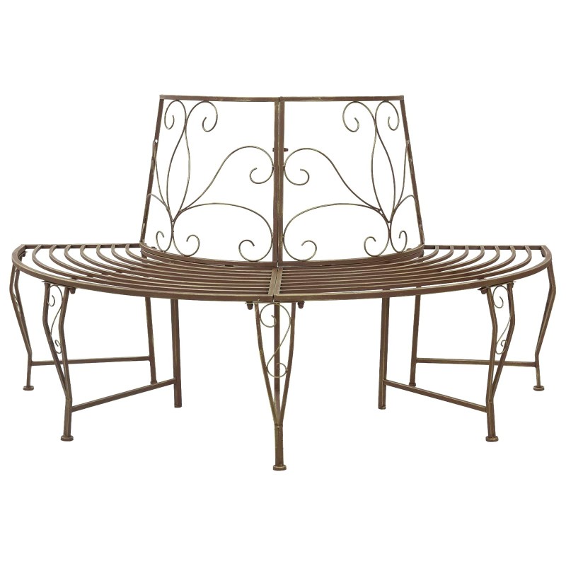 Banc d'Arbre 4-Nombre de places 160 x 80 x 89 cm Acier 647547647547