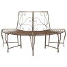 Banc d'Arbre 4-Nombre de places 160 x 80 x 89 cm Acier 647547647547