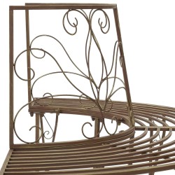 Banc d'Arbre 4-Nombre de places 160 x 80 x 89 cm Acier 647547647547