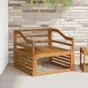 Accoudoirs 2 pcs Marron 79 x 4 x 73 cm Bois d'ingénierie 647550647550