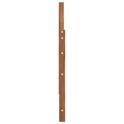 Accoudoirs 2 pcs Marron 79 x 4 x 73 cm Bois d'ingénierie 647550647550