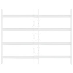 Grille de sécurité pour fenêtres avec 4 barres croisées 3 pcs 647563647563