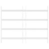 Grille de sécurité pour fenêtres avec 4 barres croisées 3 pcs 647563647563
