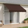 Auvent rétractable manuel Marron 350 cm 647566647566
