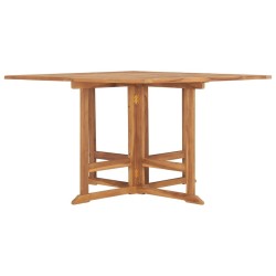 Table à dîner de jardin pliable 110x110x75 cm Teck massif 647567647567
