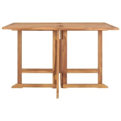 Table à dîner de jardin pliable 110x110x75 cm Teck massif 647567647567