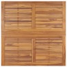 Table à dîner de jardin pliable 110x110x75 cm Teck massif 647567647567