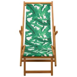 Chaise longue pliante 3 Position Bois d'eucalyptus massif 647571647571