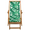 Chaise longue pliante 3 Position Bois d'eucalyptus massif 647571647571