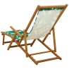 Chaise longue pliante 3 Position Bois d'eucalyptus massif 647571647571