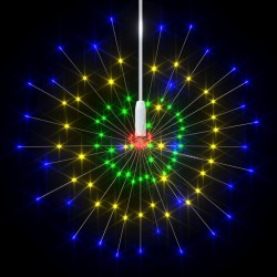 Feu d'artifice de Noël d'extérieur Multicolore 20 cm 140 LED 647576647576