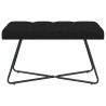 Banc avec capitonnage bouton Noir 80 x 40 x 46 cm Tissu 647580647580