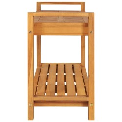 Banc 120 cm Bois de teck solide 647585647585
