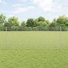 Clôture en fil soudé avec poteaux 25 x 1 m Acier galvanisé 647586647586