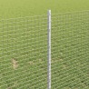 Clôture en fil soudé avec poteaux 25 x 1 m Acier galvanisé 647586647586