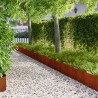 Bordure de Pelouse 10 pcs 100 x 30 cm Acier Rouillé 647590647590