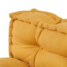 Coussin de canapé sur palette 2 pcs Jaune 120 x 80 x 38 cm 647597647597