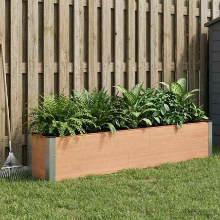 Jardinière surélevée Marron 200 x 30 x 36 cm 647600647600