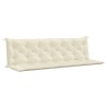 Coussin de banc de jardin blanc crème tissu oxford 647601647601