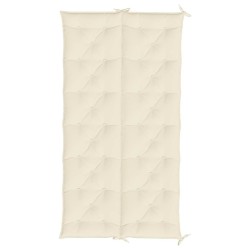 Coussin de banc de jardin blanc crème tissu oxford 647601647601