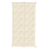 Coussin de banc de jardin blanc crème tissu oxford 647601647601