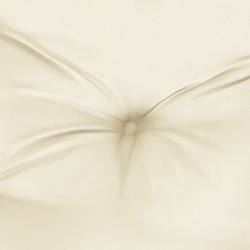 Coussin de banc de jardin blanc crème tissu oxford 647601647601
